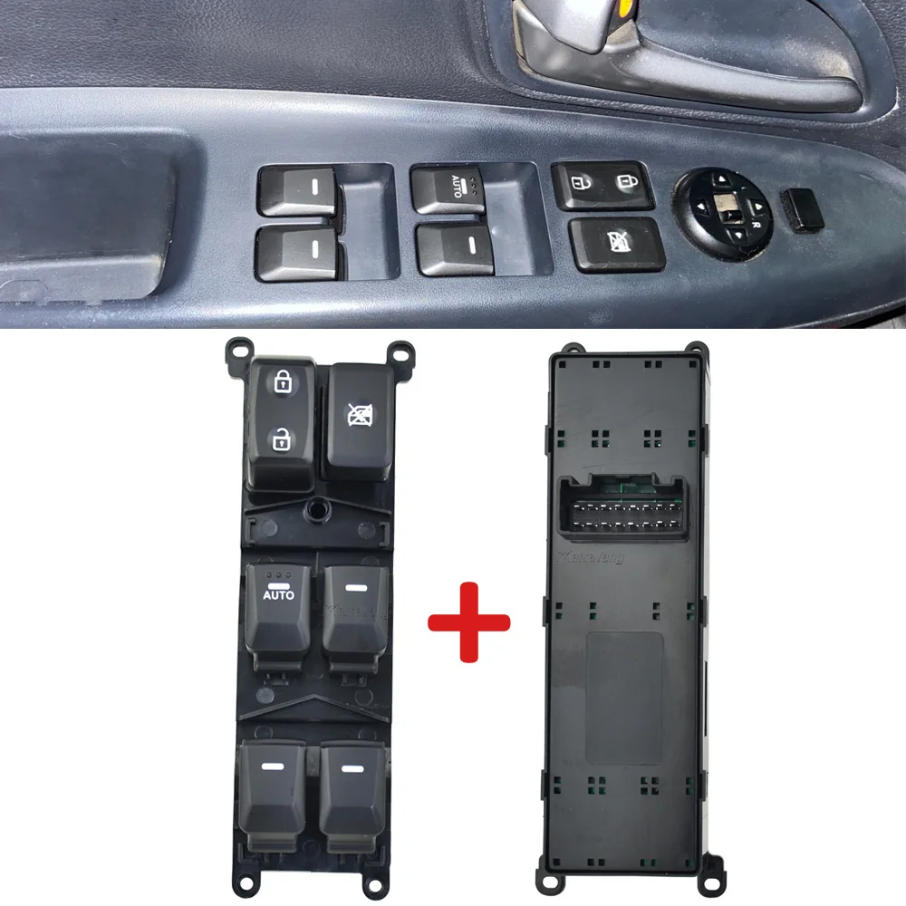 

93570-1W155 935701W155 Car Front Left Drive Side Power Window Control Lifter Switch Button For Kia Rio Pride 2012-2015 (4 Door)