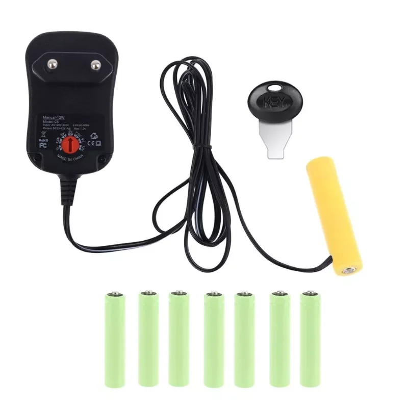 

Universal Adjustable Voltage 3V 4.5V 6V 9V 12V EU Plug Power Adapter Replace 2AAA 3AAA 4AAA 6AAA 8AAA 1.5V AAA Battery X6HB
