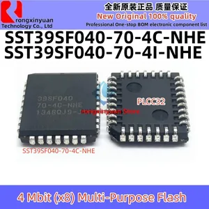 5Pcs SST39SF040-70-4C-NH E  SST39SF040-70-4I-NH E  PLCC32 SST39SF040-70-4C-NH SST39SF040 39SF040-70-4C-NHE 39SF040-70 100% New