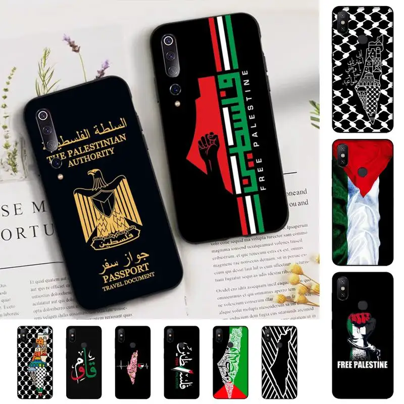 

Palestine Map Arabic Phone Case for Xiaomi mi 5 6 8 9 10 lite pro SE Mix 2s 3 F1 Max2 3