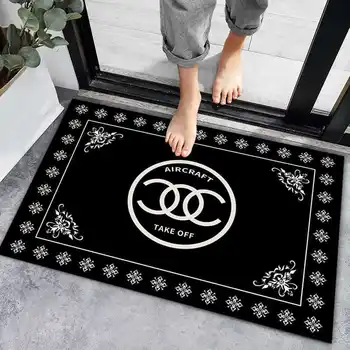 Classical Carpet Bedroom Rugs Soft Parlor Home Floor Mat for Living Room Decoration Washable Non-slip Pad