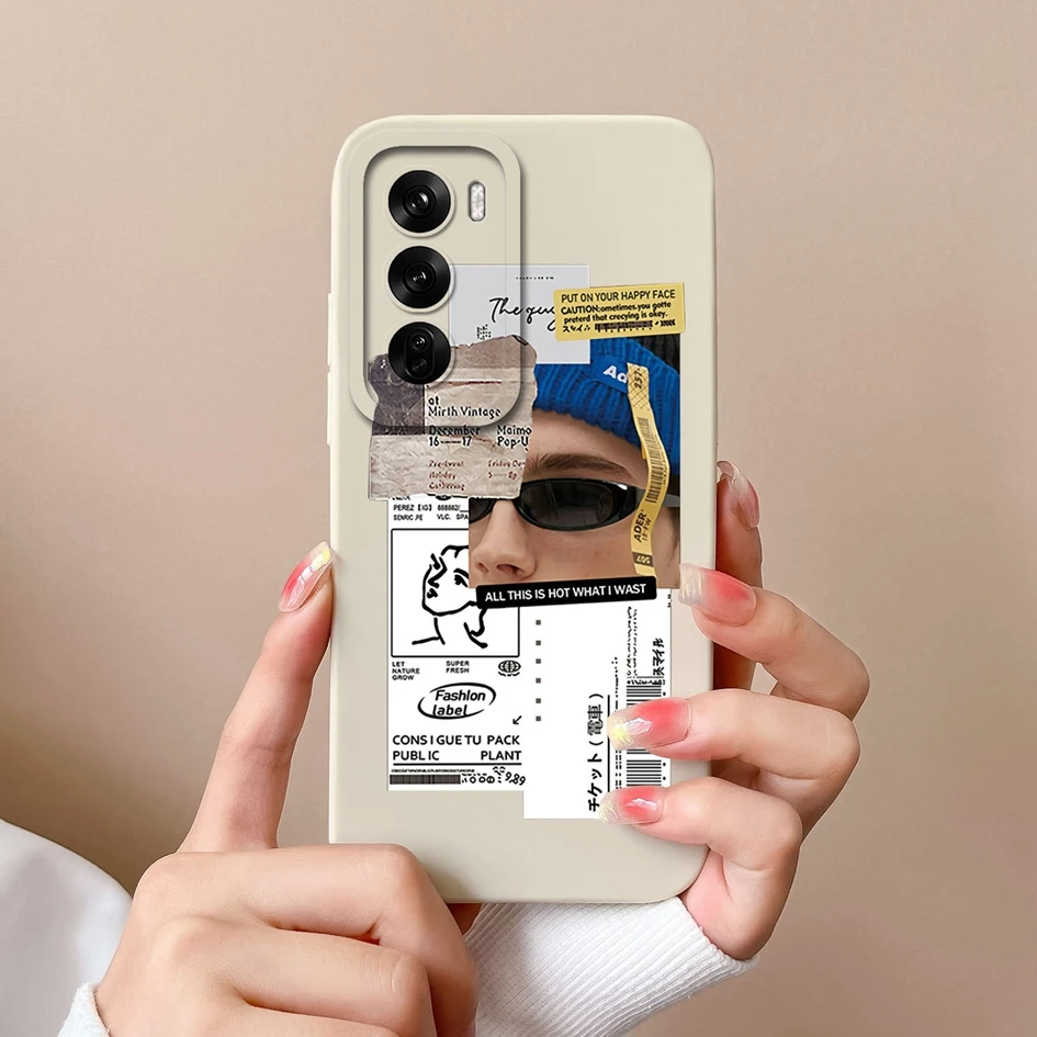 Чехол для Oppo Reno12 Pro 5G чехол телефона мягкий силиконовый с милыми сердечками
