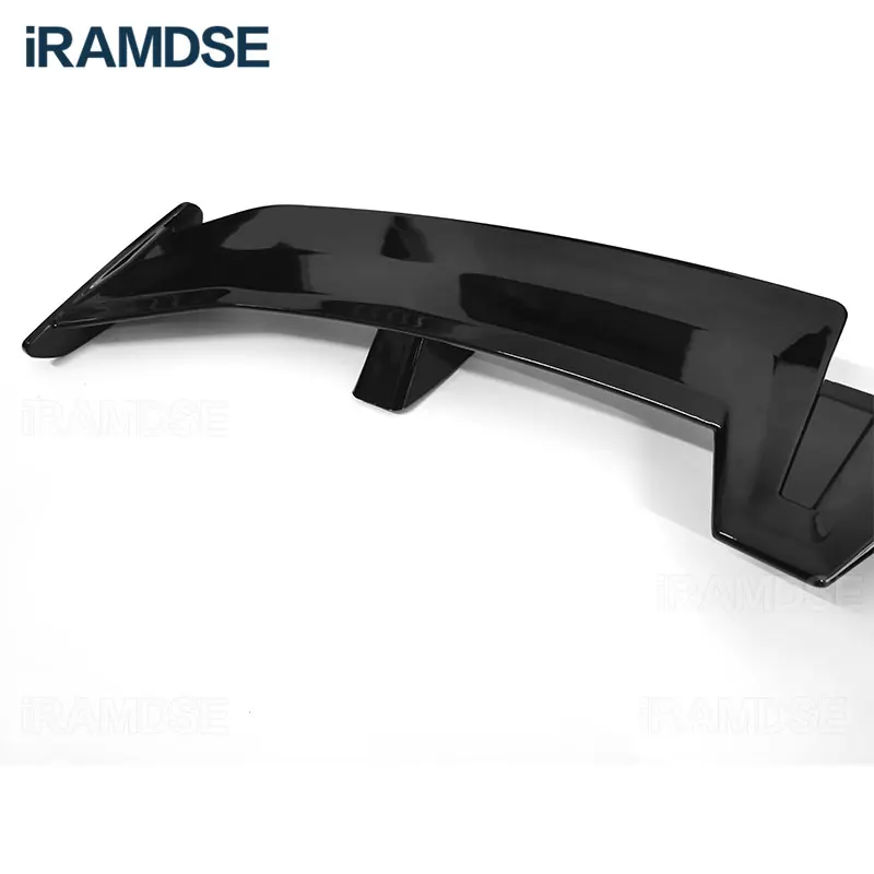 Глянцевый черный спойлер для SKODA Октавия Рапид Тип заднего крыла W ABS