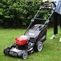 vertak 40v cordless grass cutting machine 18 inch mini hand push self propelled lawn mower