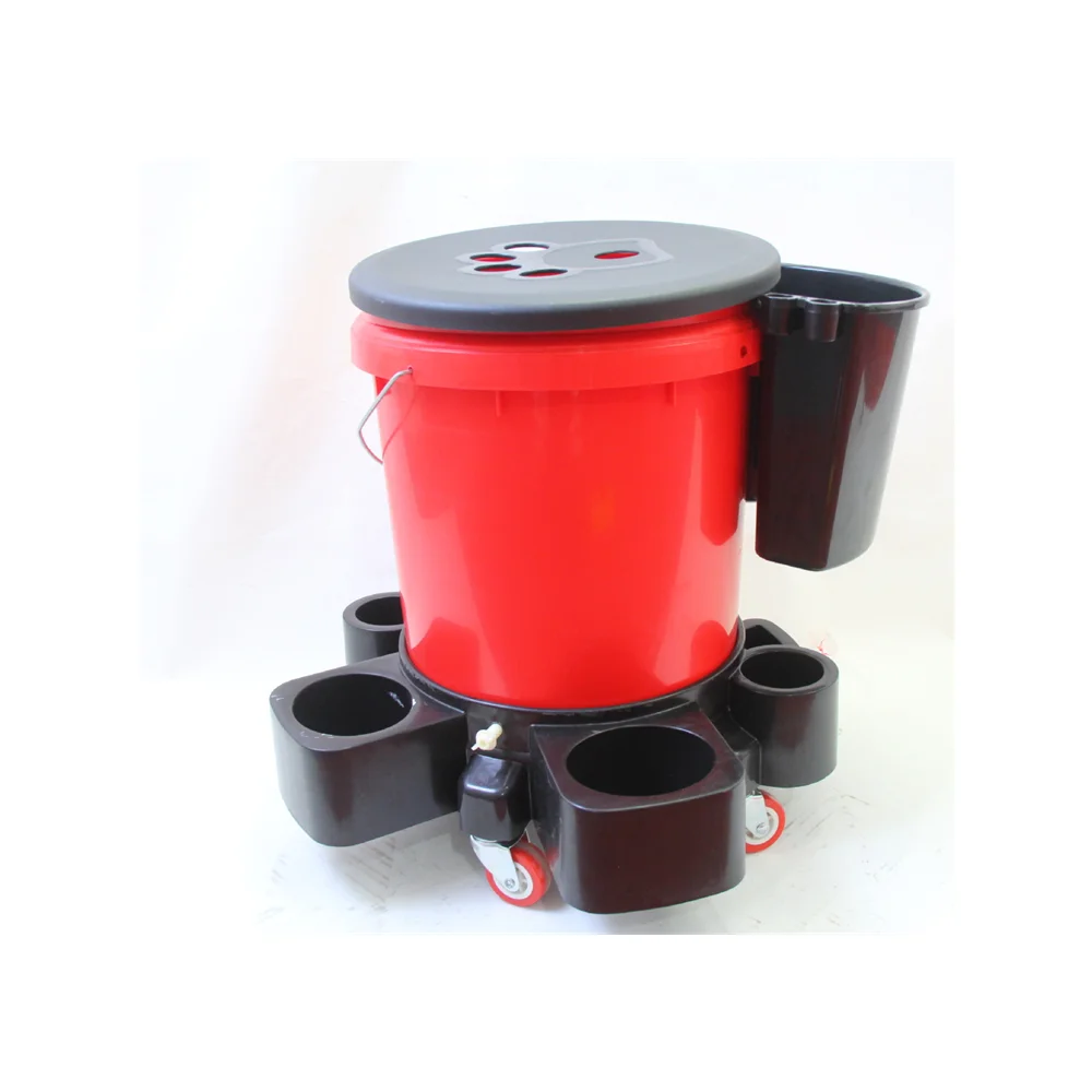 

Universal Bucket Organizer Detailing Tools Towels Brushes Mitt Fast Easy Storage Kits External Hanging Barrel