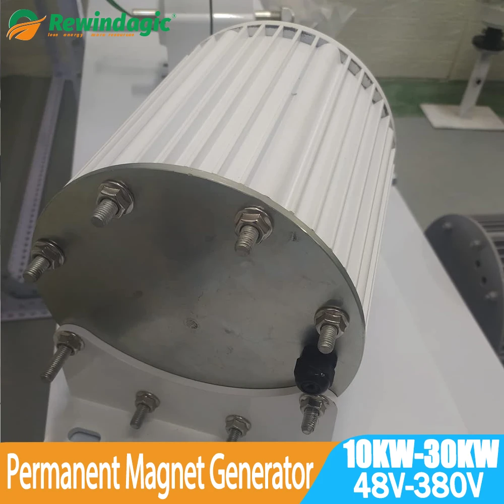 

30KW Big Generator AC Alternators 10KW 20KW 48V-380V Gearless Permanent Magnet Low RPM For Wind Water Turbine Motor Drive DIY