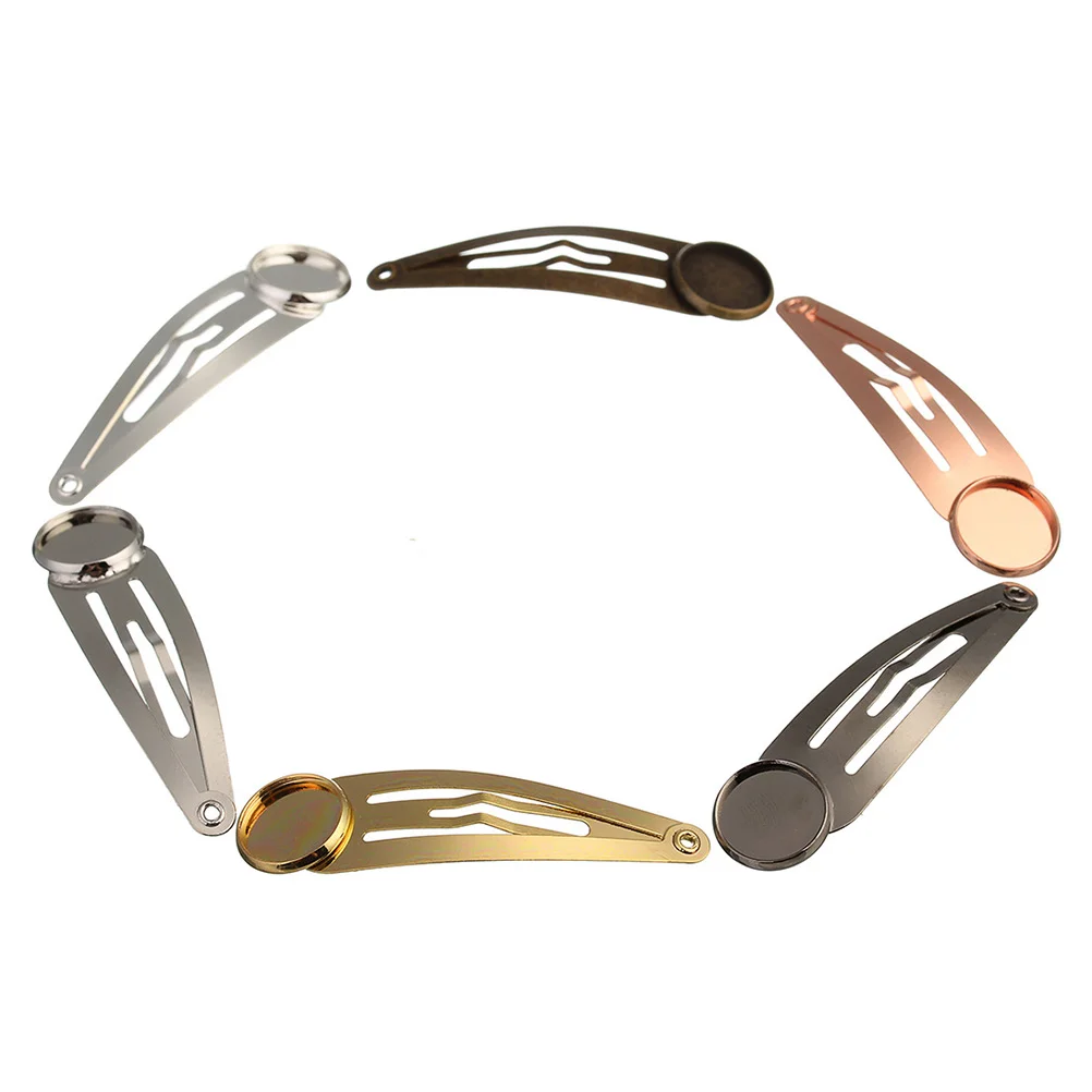 10 Pcs Hairpin Women's Clips for Girls Blank Bases Barrettes Bobby Pins Accessories