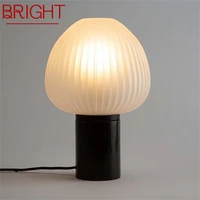 bright modern table lamp simple design led decorative for home bedside mushroom desk light