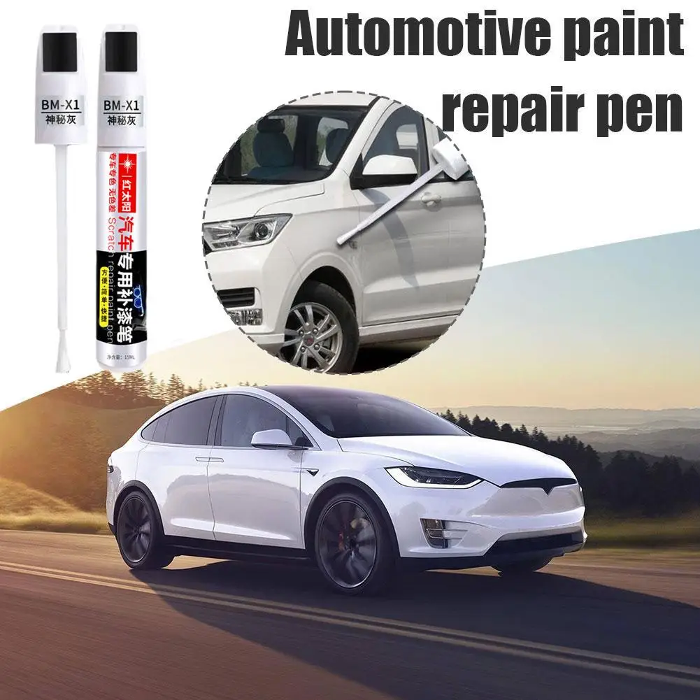 

Car Wheel Scratch Repair Pen Black Rim Up Paint Remover Care Automotive Accessories Paint Black Sliver Products I7J8