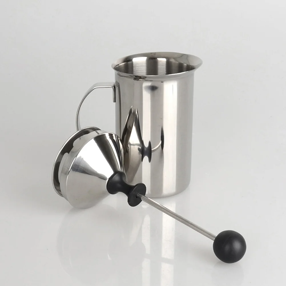 

Ручной насос для вспенивания кофе, из нержавеющей стали, 600 мл