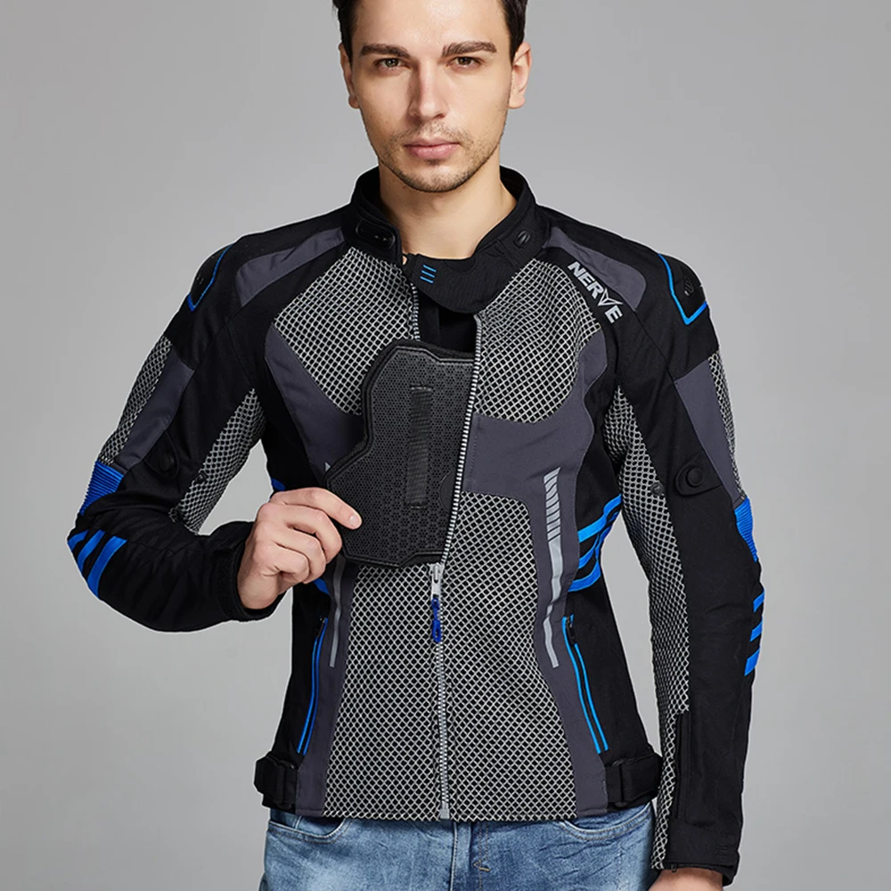 Байкерская куртка мужская четырехсезонная мотоциклетная для верховой езды