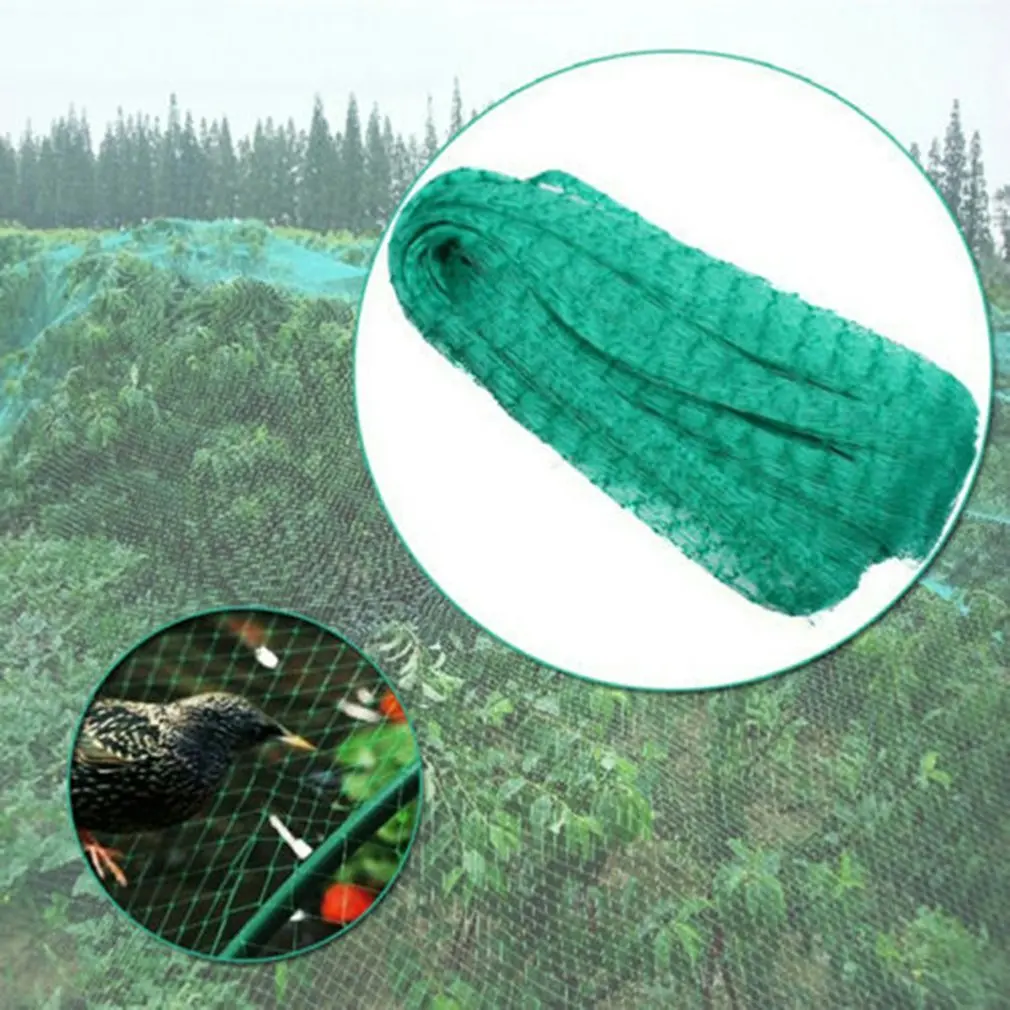 

Hot 2*5M Green Anti-bird Netting Deer Fence Pond Netting Anti-bird Netting To Protect Plants Fruits Trees And Vegetables