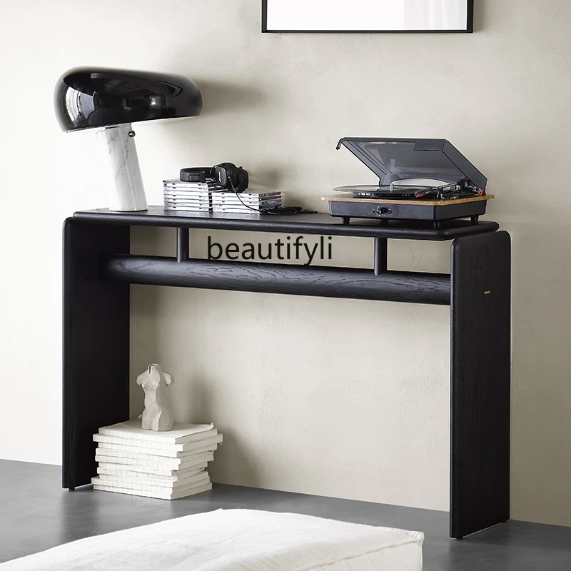 Входной стол Wabi Sansan из массива дерева новый китайский входной для гостиной