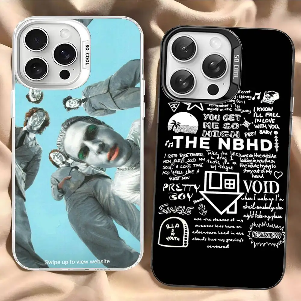 Фото Чехол для телефона Band NBHD T-The N-Neighbourhood для iPhone 17 16 15 14 11 12 13 Pro Max Pro Plus, цветной, серебристый. №5