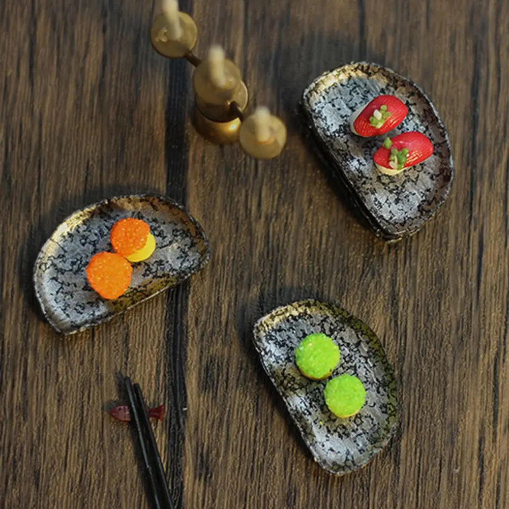 

Милая кукла миниатюрная тарелка для суши декор для столовой кукольный домик столовые приборы портативные антидеформированные