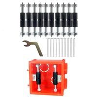 10pcs 86 type wall switch socket bottom box repair support rod wire box repairer switch cassette screw wrench bottom repairer