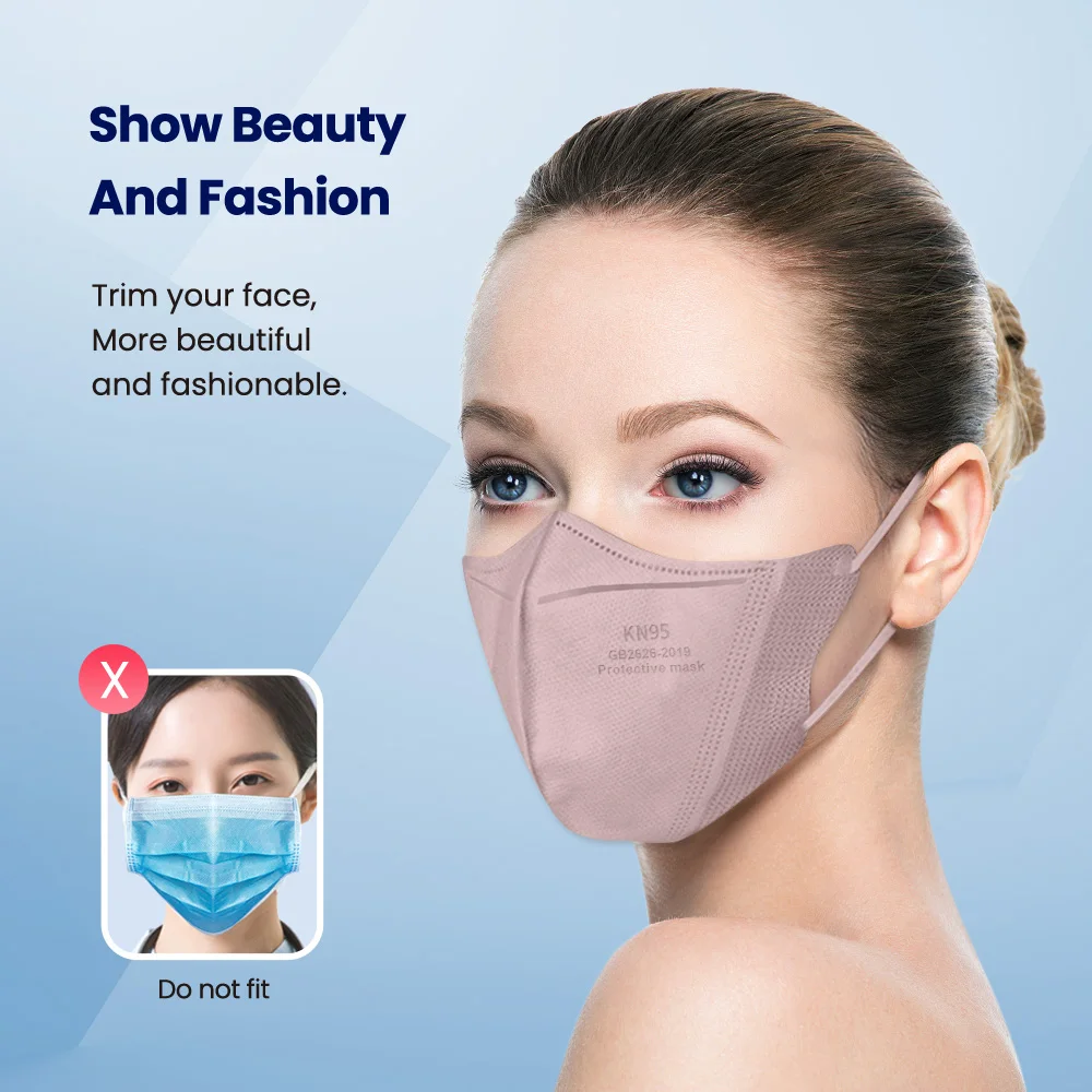 3d FFP2 KN95 маска для лица mascarillas fpp2 одобренные CE защитные маски mascarilla ffp2 homologada españa