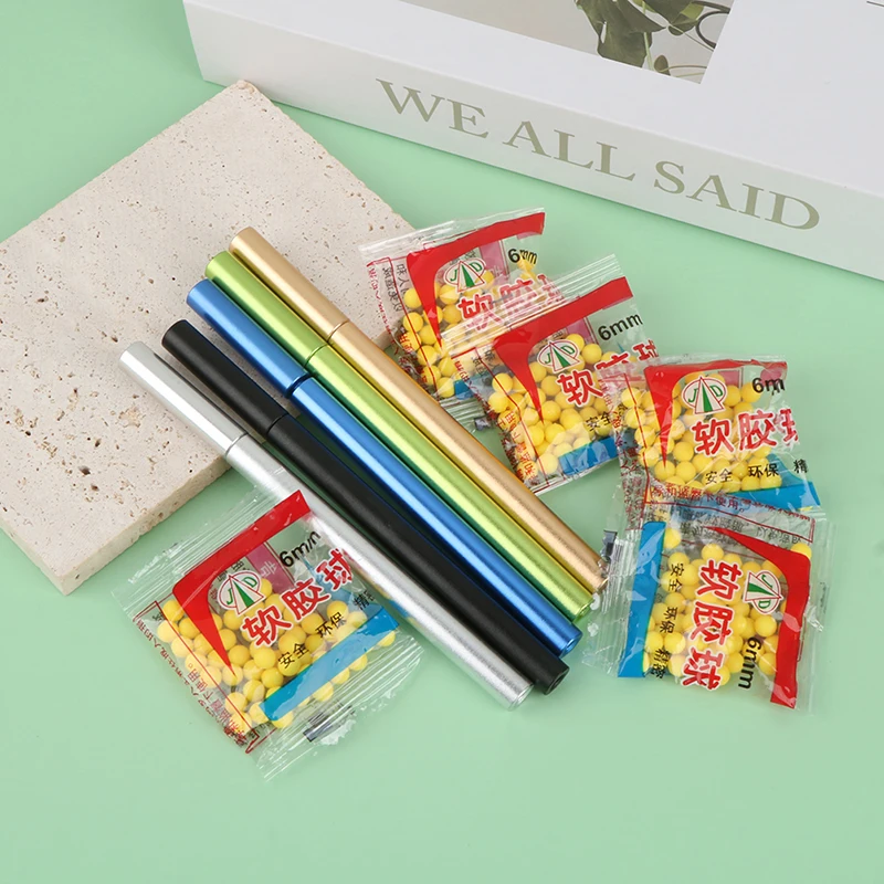 

Aluminum Alloy Bamboo Barrel Gun Shooting Target For Pneumatics Darts Accessories Glock Air Soft Bullet Web Shooter