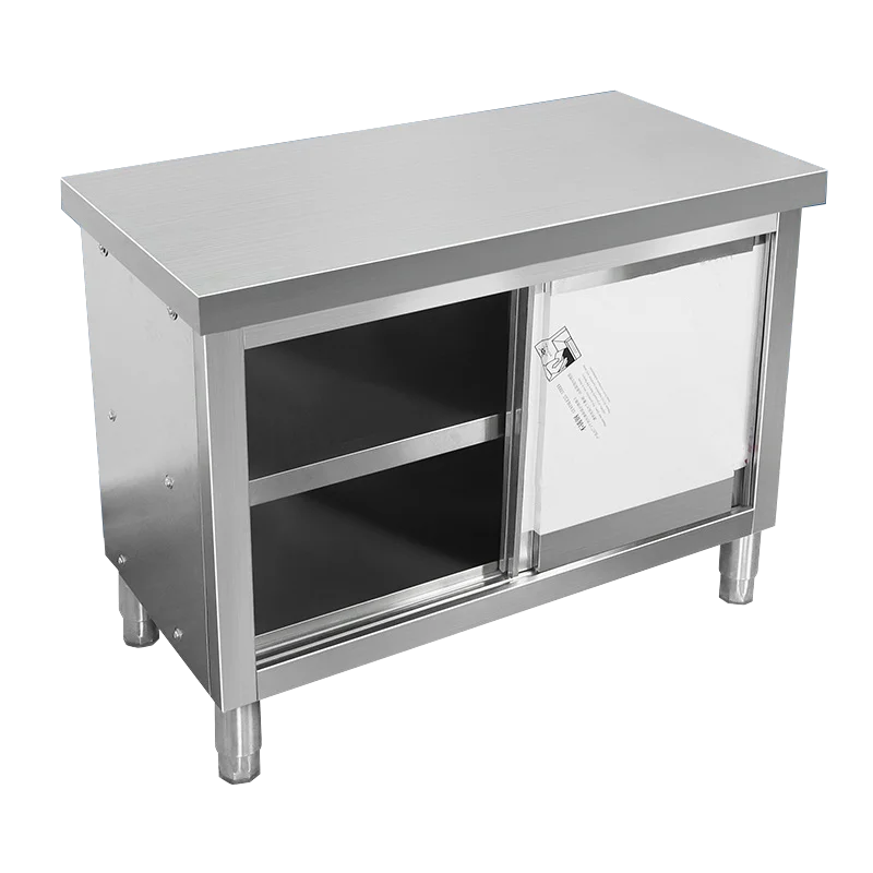 Шкаф для хранения стальной кухонный шкаф верстак из нержавеющей стали Рабочий