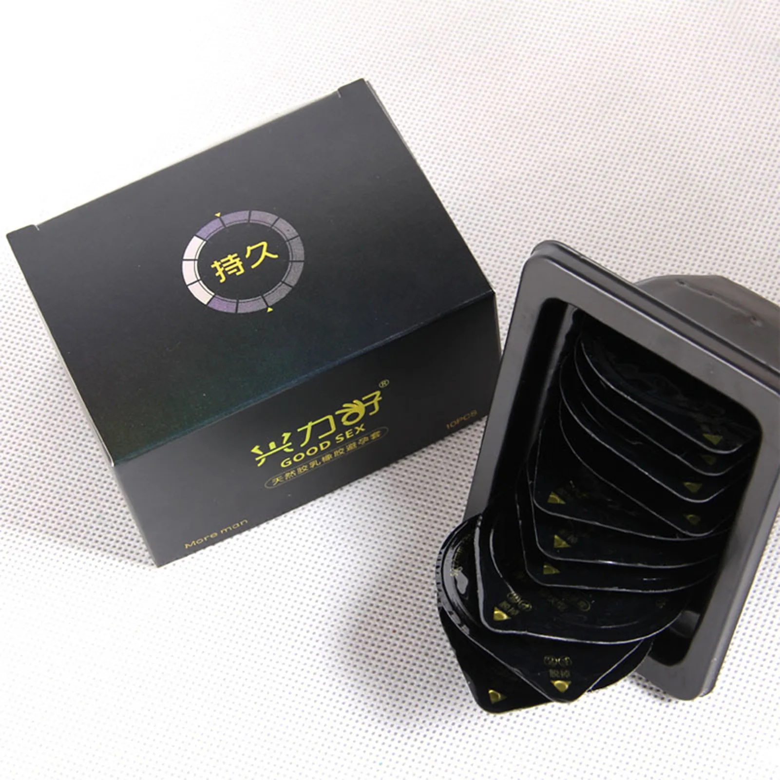 10 шт. гладкие презервативы со смазкой