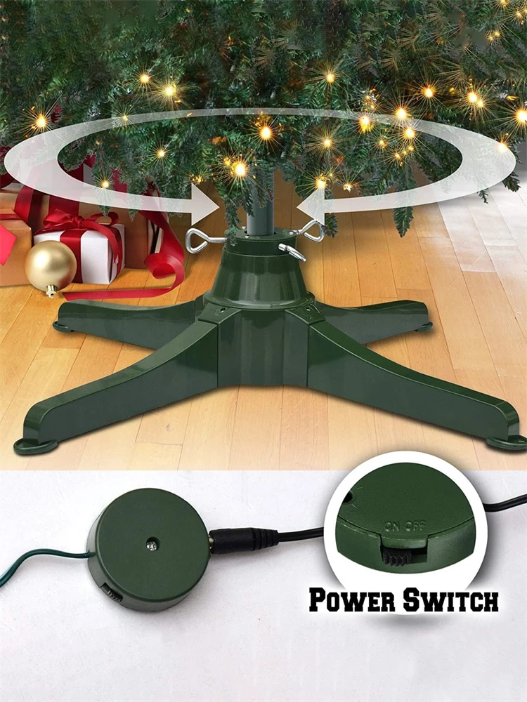 Вращающаяся основа для рождественской елки съемная электрическая вращающаяся