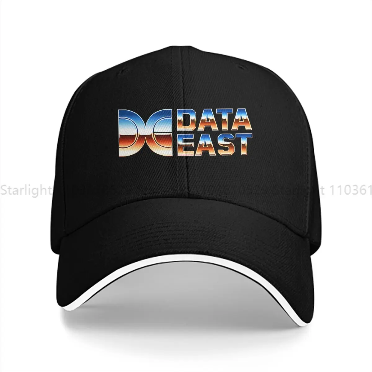 Шапка папа чистого цвета с логотипом DATA EAST 80-х аркадные игры пинбол Мужская кепка