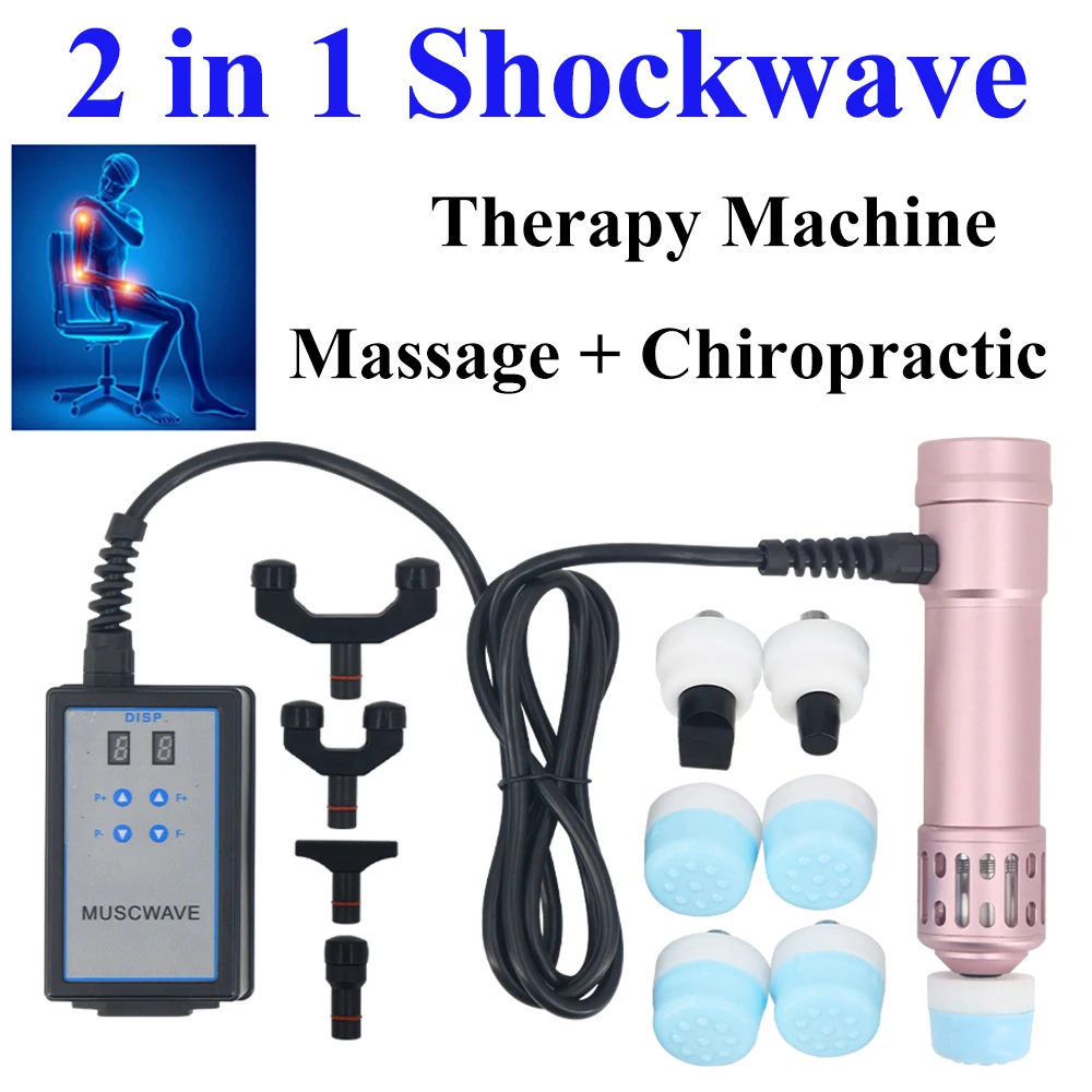 

2022 NEW Extracorporeal Shock Wave Therapy Machine With 11 Heads 2in1 Shockwave Massage Chiropractic Therapy Pain Relief Devices