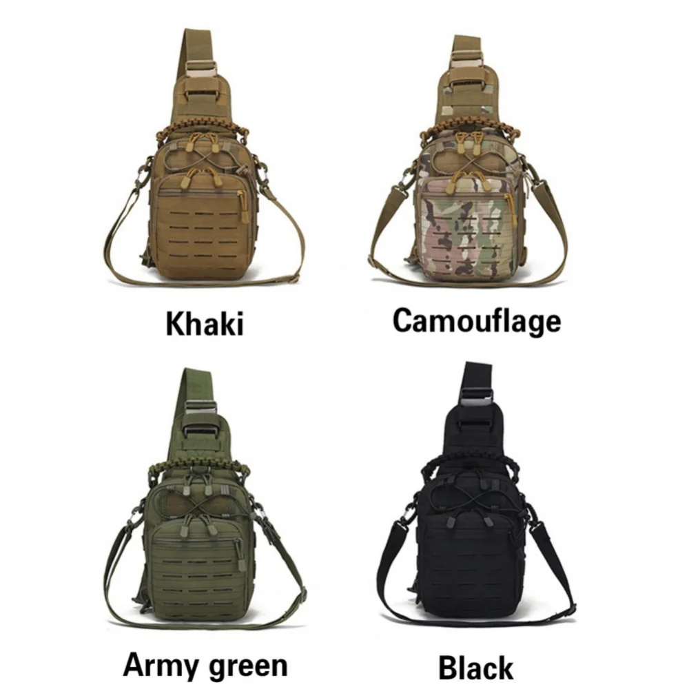 

Outdoor Molle Pouch Sport Bag Pack Sling Shoulder Backpack Wear-resistant Waterproof Climbing Hunting Bags