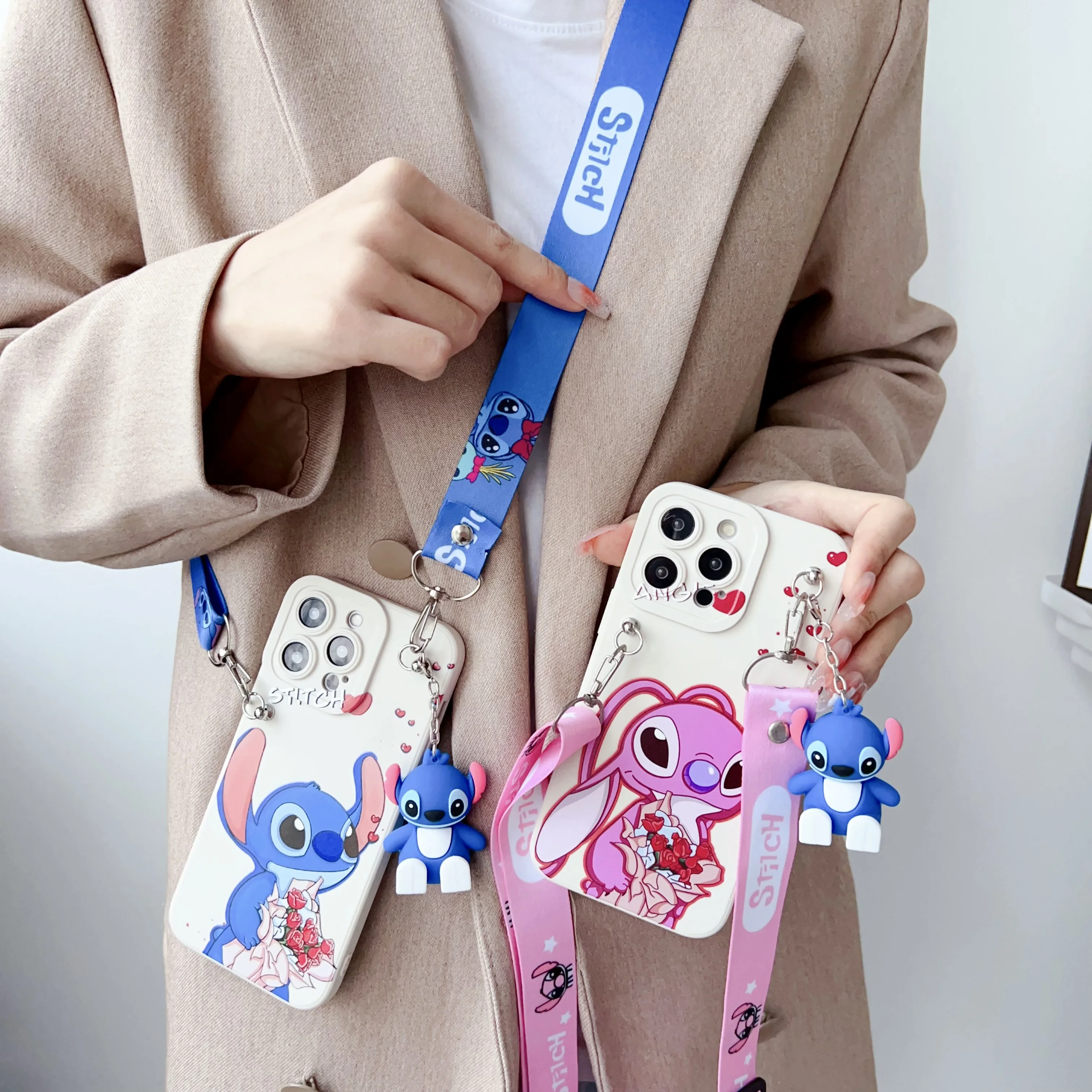 Фото For Xiaomi Redmi 8 8A 9 9A 9T 9C 10 10A 10C 12 A1 A3 Note 7 8 9 9s 10 11 Pro POCO X3 M4 Flowers Stitch Case With Holder Rope №5