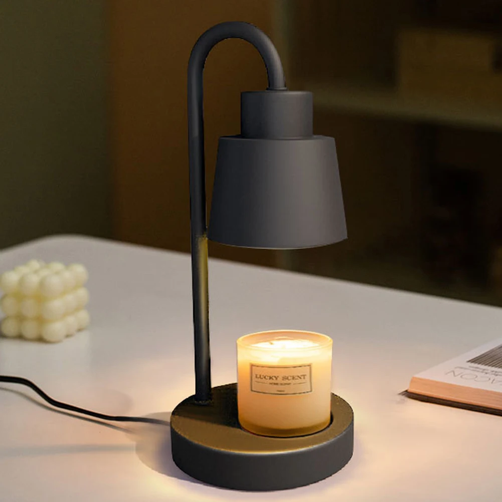 

Electric Candle Melting Table Lamp Safe Candle Incense Burner Dimming Switch Candle Heating Lamp for Home Furnishing Furnishings