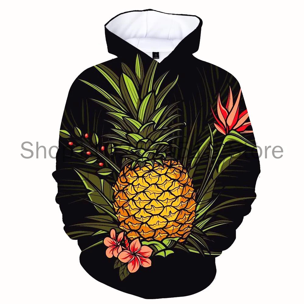 

Осенне-зимняя модная толстовка с 3d принтом ананаса, мужская и женская универсальная толстовка, Толстовка для пары, Повседневная Толстовка, пуловер для мальчиков и девочек