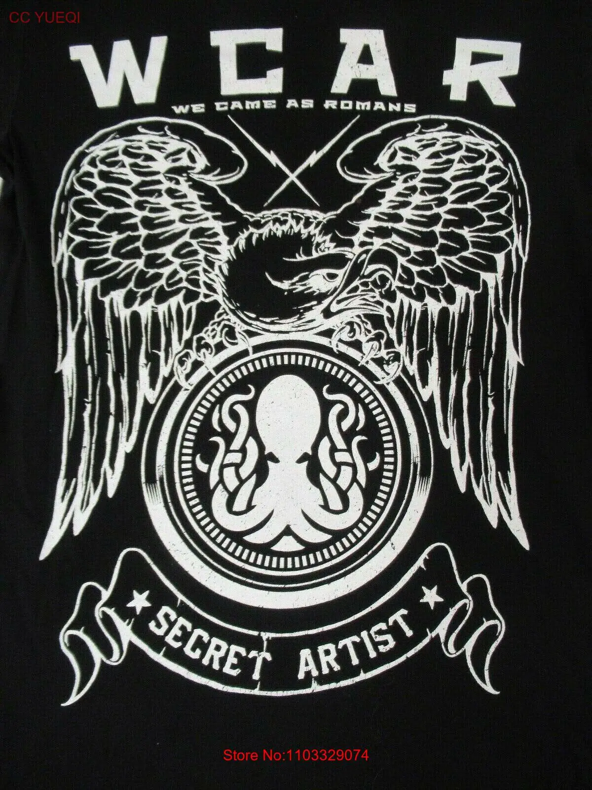 Мы пришли как римляне WCAR METALCORE крылья орла осьминог-черный маленький цвет