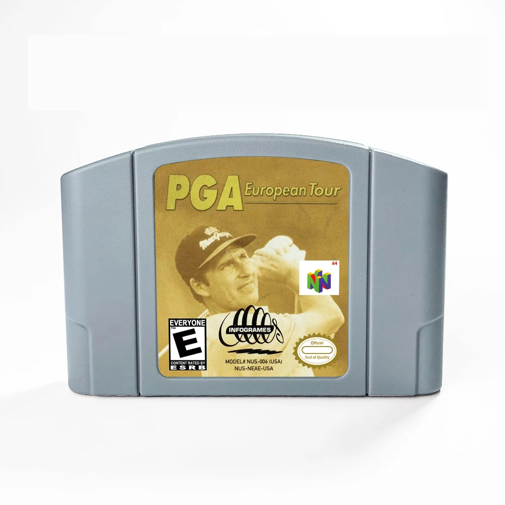 

Серия PGA European Tour N64 подходит для версии N64, американской английской версии и японской анимационной игрушки в подарок.
