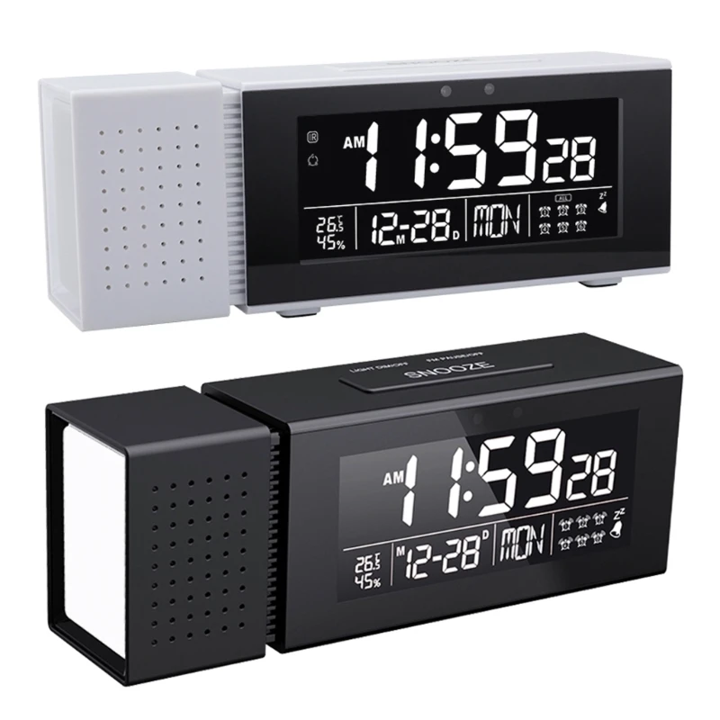 

Digital Alarm Clock with Radio Night Light School Office Students Waked Up