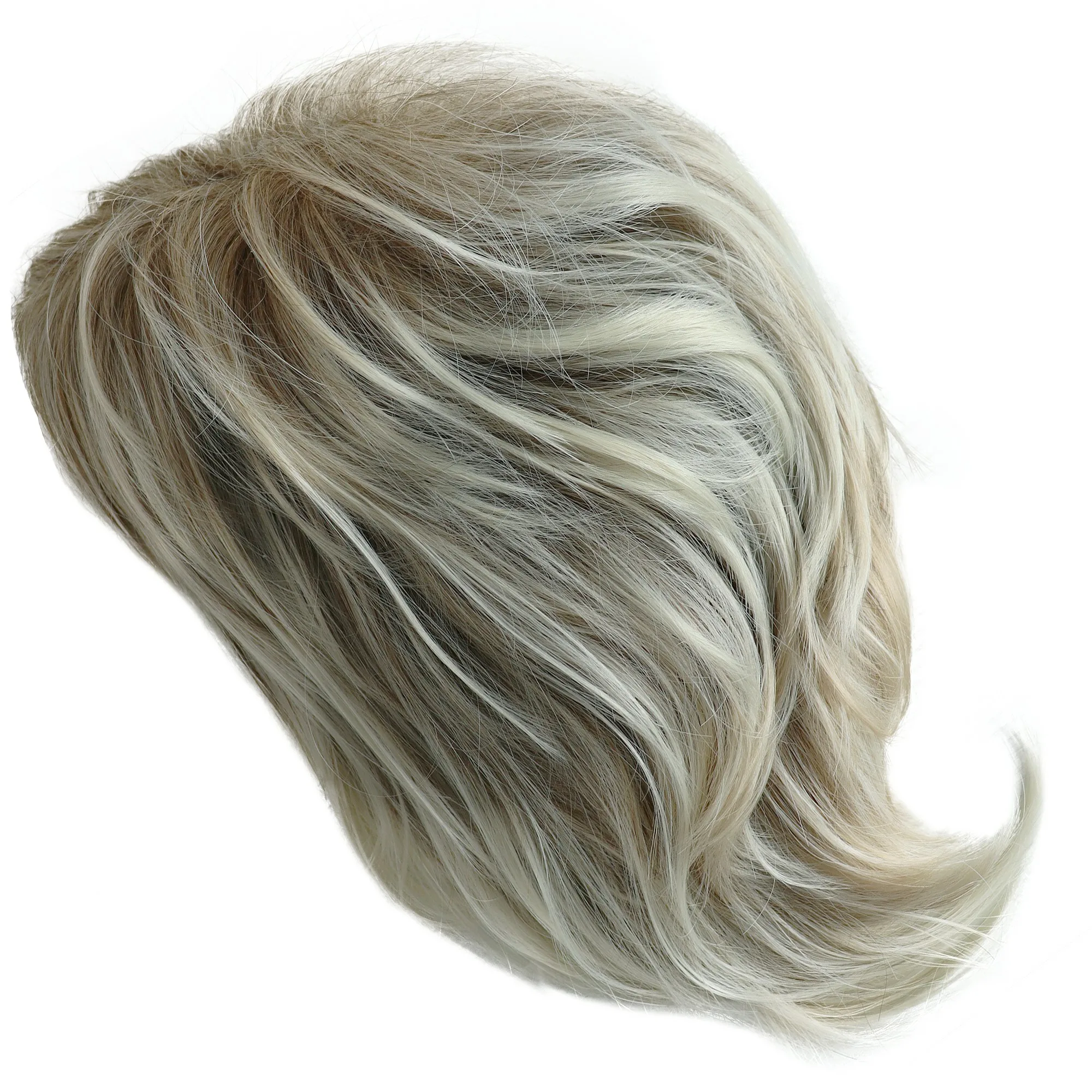 GNIMEGIL Blonde Wig with Bangs Synthetic Hair for Women Short Bob Hairstyles Fashion Wig Natural Bobo Haircuts Mommy Wig Gifts
