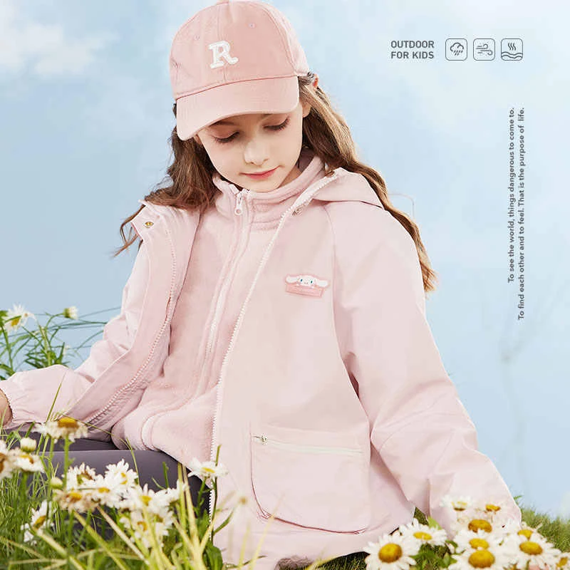 Куртка Sanrio Cinnamoroll бархатная куртка с капюшоном осенне-зимний стиль уличная