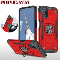 shockproof armor phone case for oppo a94 a93 a92 a73 a72 a54 a52 a31 a15 car holder with ring protection cover for oppo a9 a7 a5
