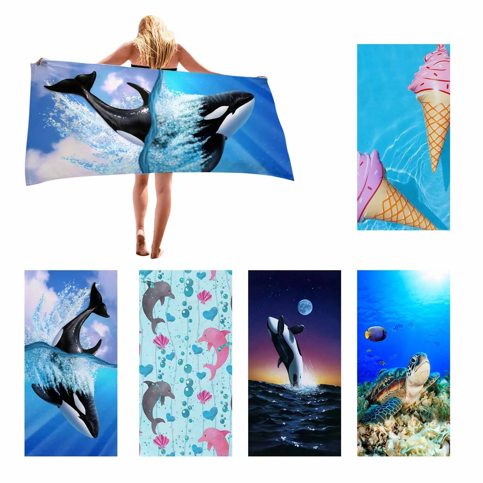 

Полотенце из микрофибры, размер 75x150 см