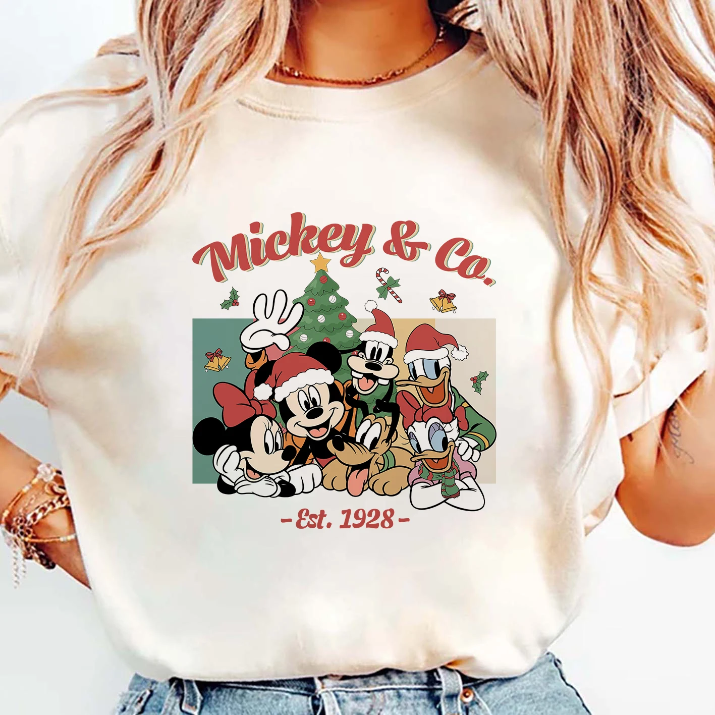 Рождественские термонаклейки для одежды с принтом