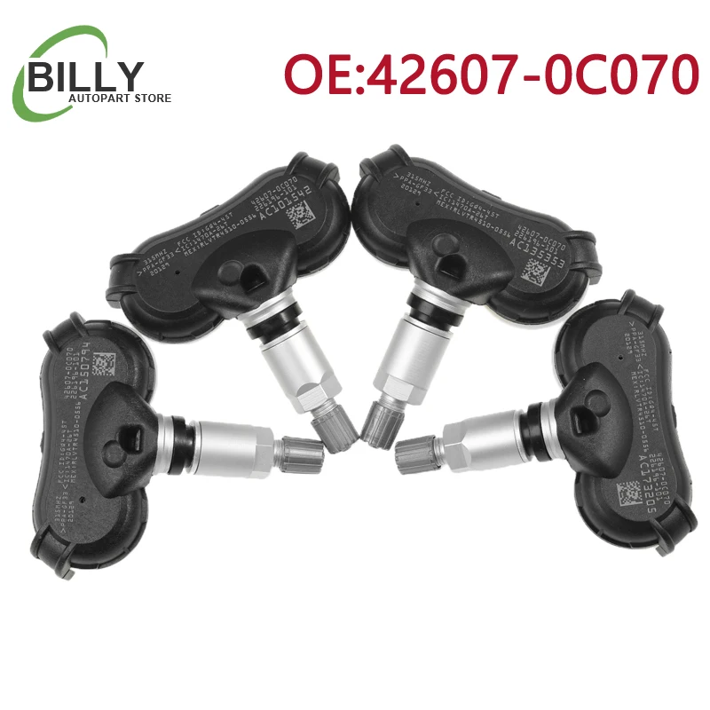 Датчик давления в шинах YAOPEI 42607-0C070 426070C070 TPMS 315 МГц подходит для TOYOTA SIENNA, TUNDRA SENQUOIA 42607-0C050