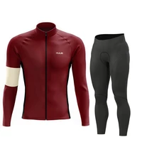 pro cycling shirt set orb long sleeve mtb bike clothing mans running road breathable cycling clothing set for men 2022