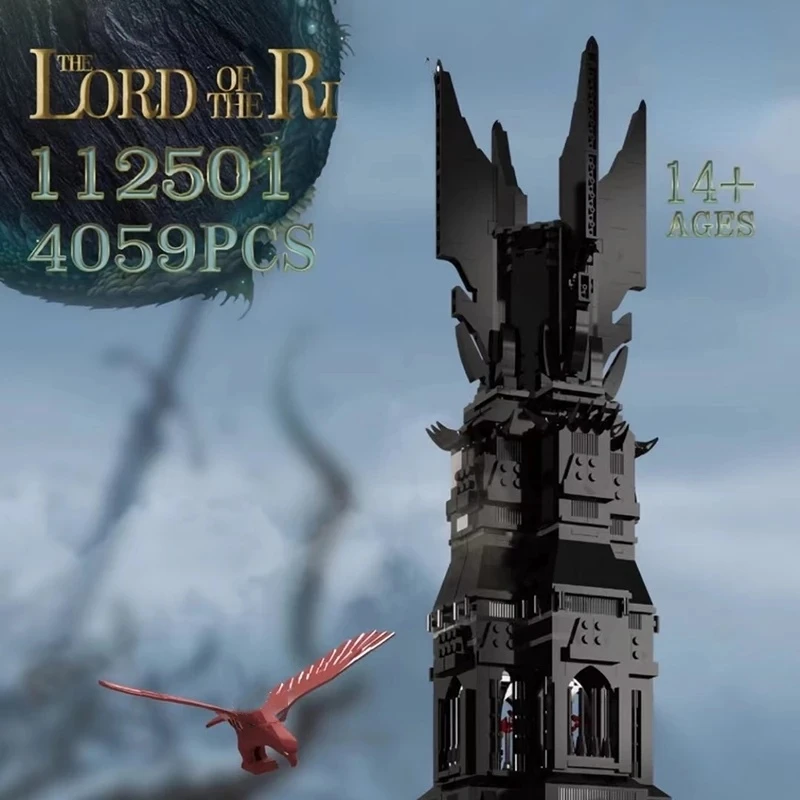 

IN STOCK Movie Series The Tower of Orthanc 112501 4059Pcs Building Blocks Bricks Educational Toys Birthday Gifts 16010 10237