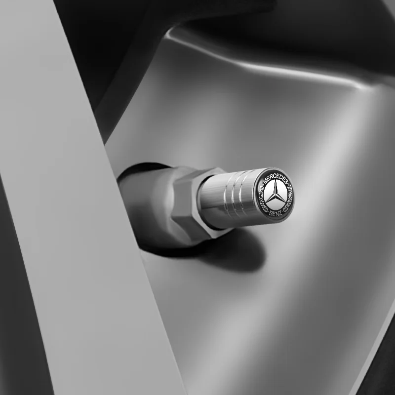 4 шт. Металлические колпачки для клапанов автомобильных колес аксессуары Mercedes benz