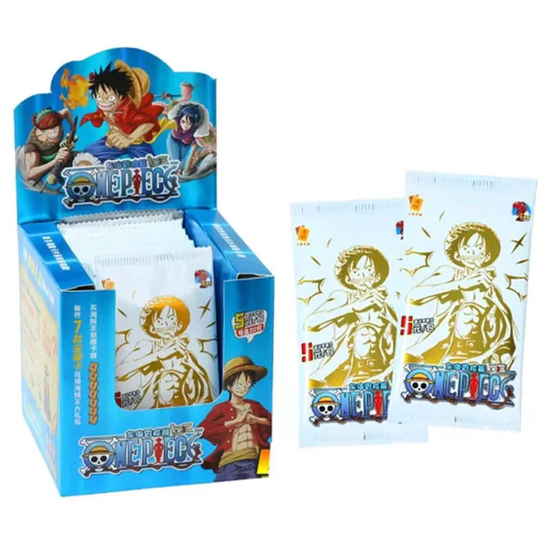 

New Japanese Anime ONE PIECE Rare Cards Box Luffy Zoro Nami Chopper Bounty Collections Ccg Card Game Collectibles Child Toy