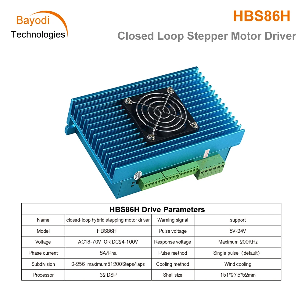 Гибридный сервопривод HBS86H 86 с замкнутым контуром Драйвер шагового двигателя RS232