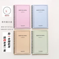 1pcs cartoon notebook cute a5 coil book 120 pages thick line student stationery notebook