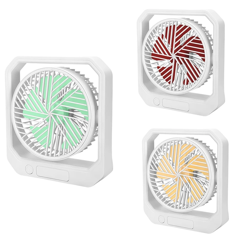 

Desktop USB Fan Portable Cooling 3 Speed Mini Fan With 360 Rotation Adjustable Angle For Office Household Travel