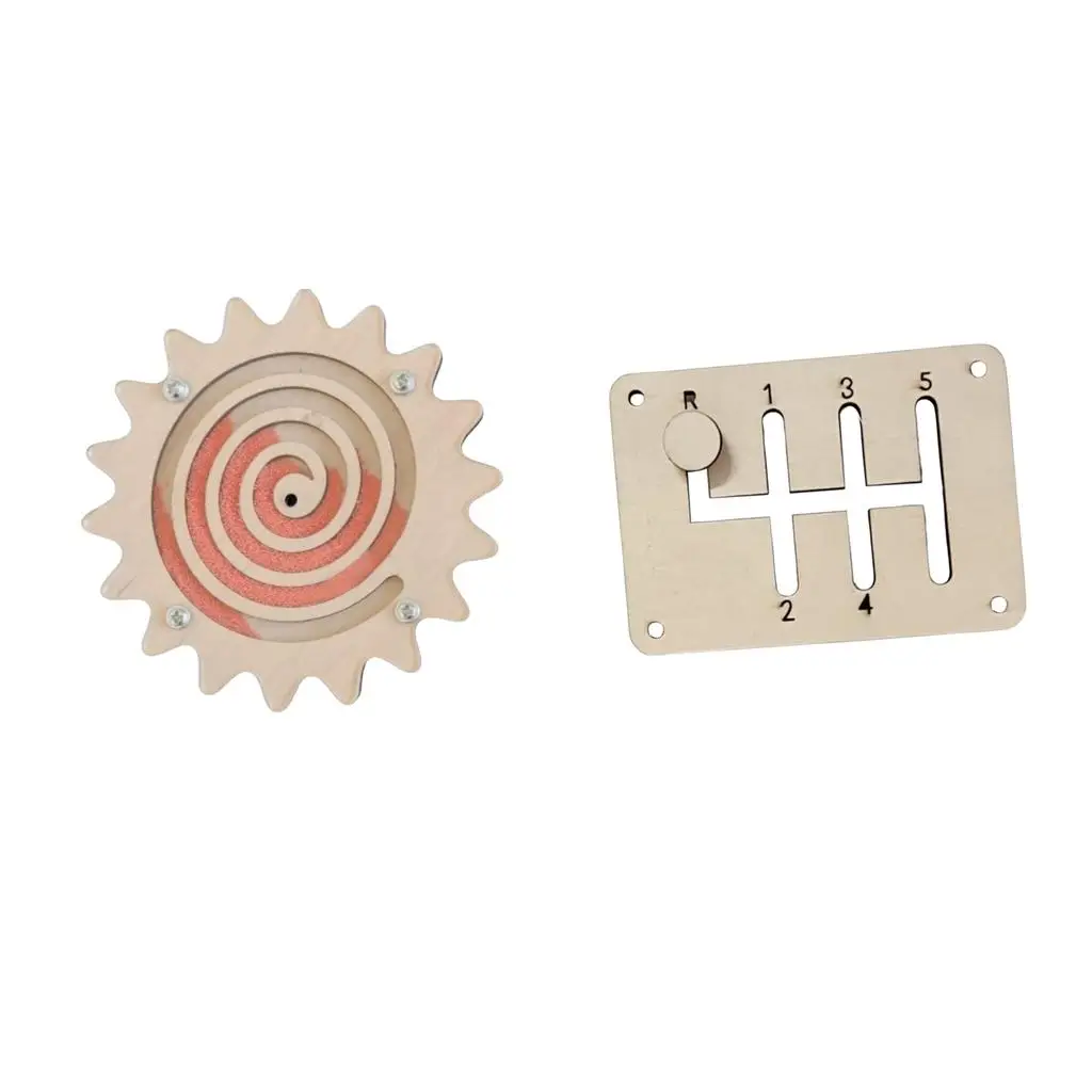 

2 Pieces Sensory Board Parts Multipurpose DIY Accs for Kindergarten Nursery