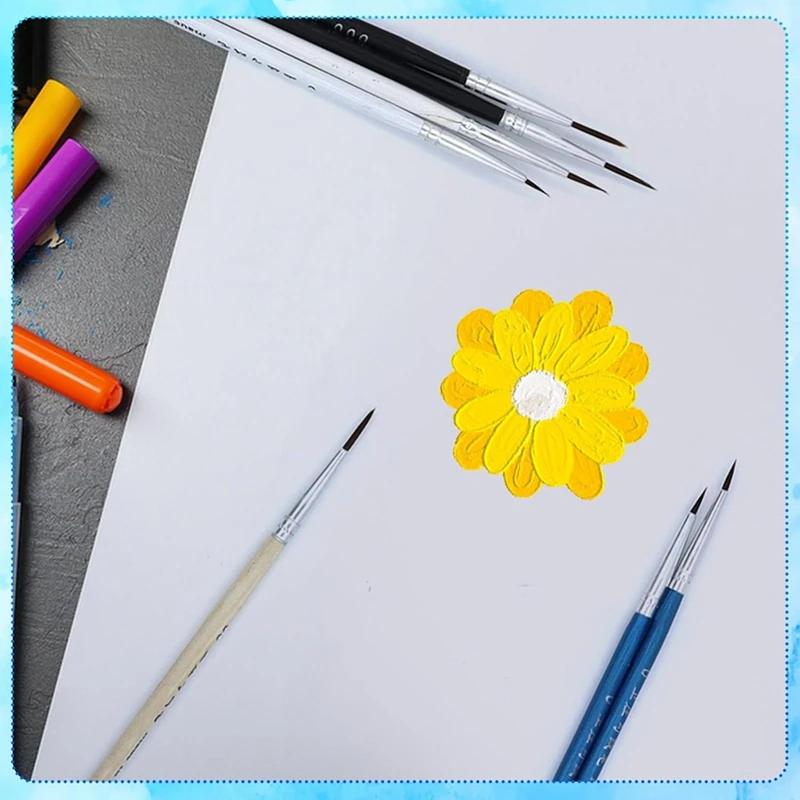 60 шт. миниатюрные кисти для рисования 5 цветов