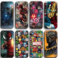 usa marvel comics phone case for huawei p20 p30 p40 lite pro plus p20 lite 2019 5g smartphone coque back protective unisex